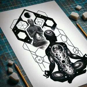 complex-fill – tattoo design ideas free ai generated – undead – for-ankle – Gallery: cover-up-inkby-ai