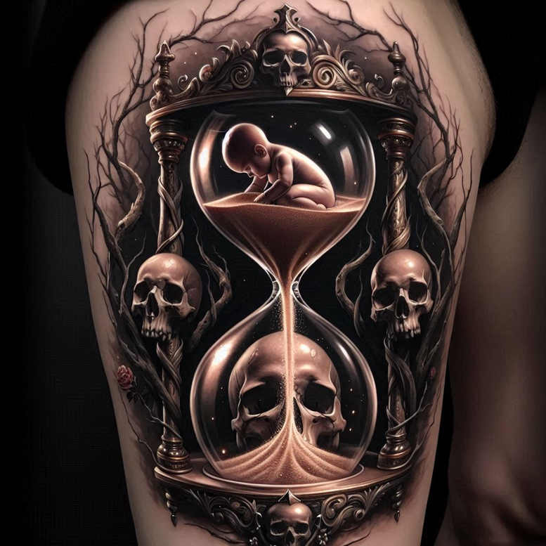 deep-pigment – tattoo design ideas free ai generated – tar – for-shoulder – Gallery: cover-up-inkby-ai