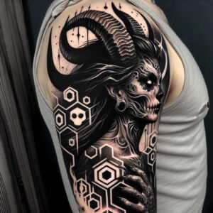 dense-pattern – tattoo design ideas free ai generated – abandoned – for-side-torso – Gallery: cover-up-inkby-ai