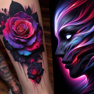 full-coverage – tattoo design ideas free ai generated – macabre – for-arm – Gallery: cover-up-inkby-ai