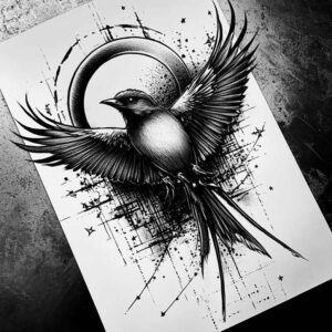 ink-depth – tattoo design ideas free ai generated – desolate – for-back-shoulder – Gallery: cover-up-inkby-ai