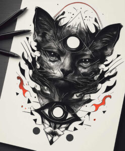 layered-texture – tattoo design ideas free ai generated – spine-chilling – for-heel – Gallery: cover-up-inkby-ai