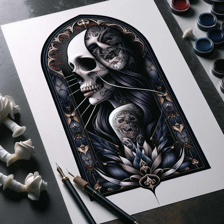 strategic-shading – tattoo design ideas free ai generated – ancient-curse – for-spine – Gallery: cover-up-inkby-ai