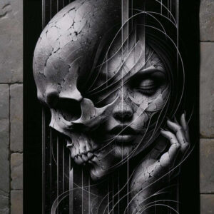 cover-up tattoo design ideas Realism smooth gradients agony for full back