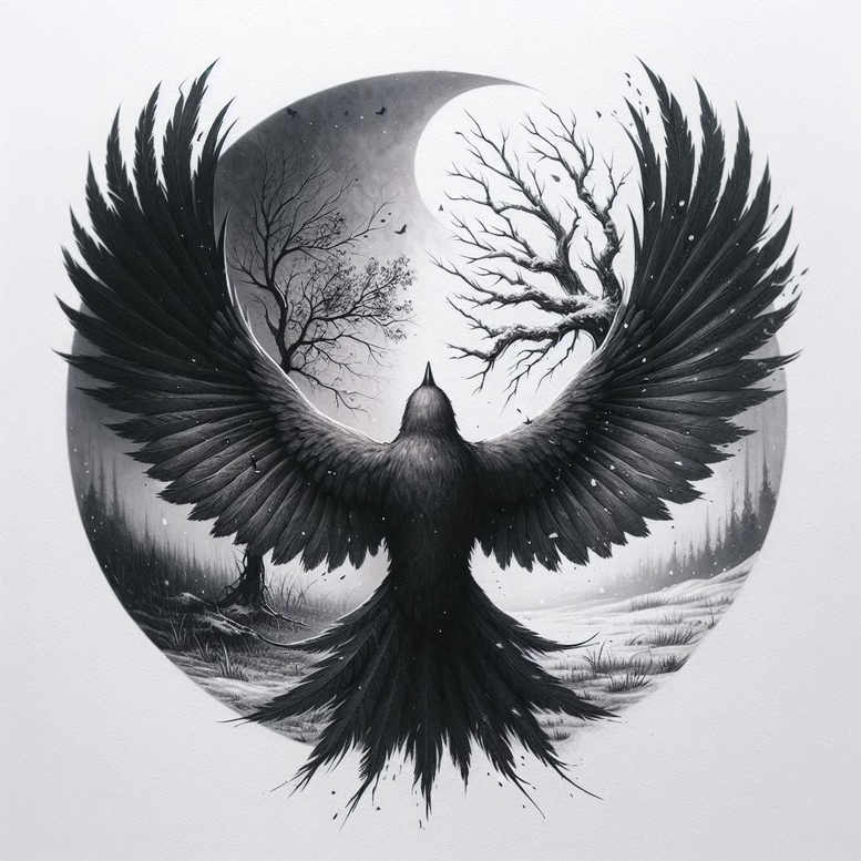 cover-up tattoo design ideas solid blacks creeping shadow for calf