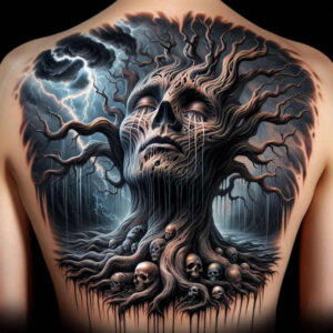 cover-up tattoo design ideas line-art deep shadows for hand