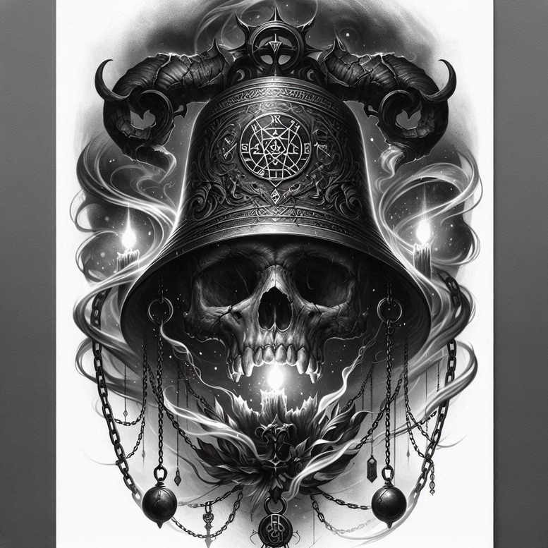 cover-up tattoo design ideas Realism deep shadows demonic resilience and power