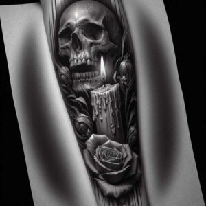 cover-up tattoo design ideas Surrealism unreal murky shows perseverance