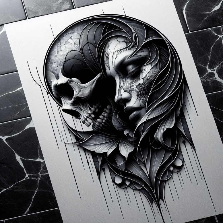 cover-up tattoo design ideas Surrealism enigmatic visuals ominous for wrist