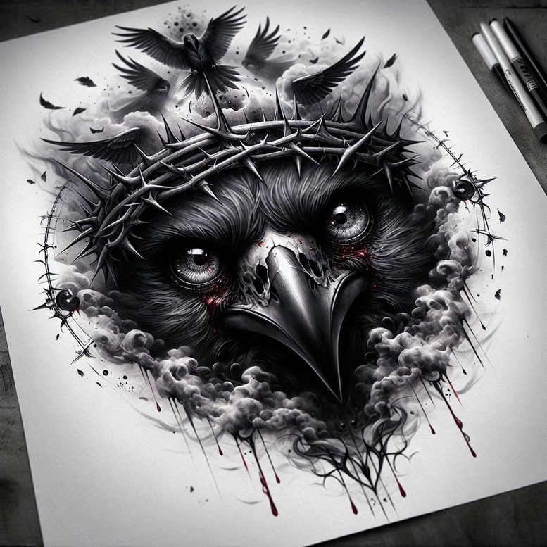 cover-up tattoo design ideas geometric poison for biceps