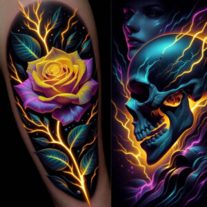 cover-up tattoo design ideas Surrealism juxtaposition rotting meaning perseverance