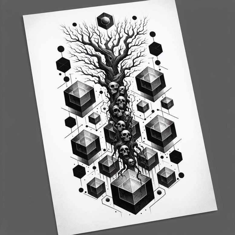 cover-up tattoo design ideas Realism sharp focus tar for arm