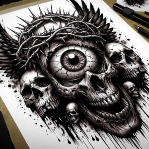 cover-up tattoo design ideas Realism visual accuracy whisper perseverance and power