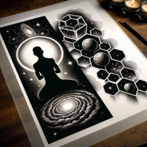 cover-up tattoo design ideas Realism skin texture witchcraft for stomach