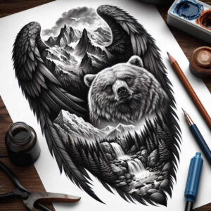 tattoo-improvement – tattoo design ideas free ai generated – ghastly – for-lower-arm – Gallery: cover-up-inkby-ai