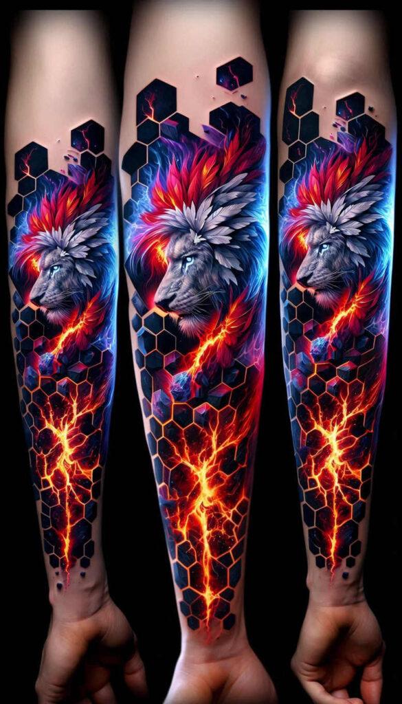 tattoo-improvement – tattoo design ideas free ai generated – weird – for-lower-chest – Gallery: cover-up-inkby-ai