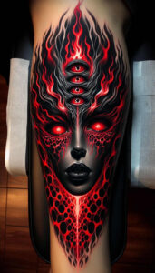 transformation – tattoo design ideas free ai generated – chained – for-upper-arm – Gallery: cover-up-inkby-ai