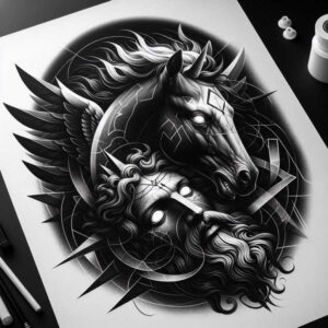 visual-upgrade – tattoo design ideas free ai generated – foggy – for-knee – Gallery: cover-up-inkby-ai