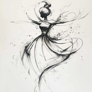 ballroom-dance – tattoo design ideas free ai generated – neotraditional-classic-motifs – for-side – Gallery: dance-inkby-ai