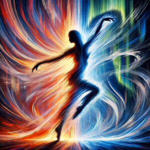 modern-dance – tattoo design ideas free ai generated – neotraditional-deep-blacks – for-stomach – Gallery: dance-inkby-ai