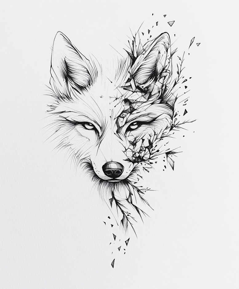delicate-linework-tattoo-unadorned-for-upper-back – tattoo design ideas free ai generated – Gallery: delicate-animals-inkby-ai