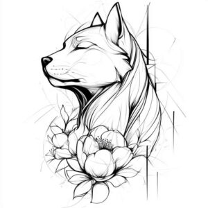 subtle-animal-tattoo-open-space-for-lower-thigh – tattoo design ideas free ai generated – Gallery: delicate-animals-inkby-ai