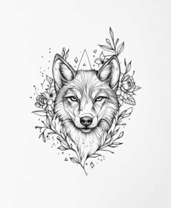 nature-symbolism-tattoo-ultra-thin-for-behind-ear – tattoo design ideas free ai generated – Gallery: delicate-animals-inkby-ai