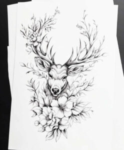 soft-animal-composition-clean-stroke-for-forearm – tattoo design ideas free ai generated – Gallery: delicate-animals-inkby-ai