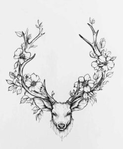 delicate-animal-figure-slender-for-spine – tattoo design ideas free ai generated – Gallery: delicate-animals-inkby-ai
