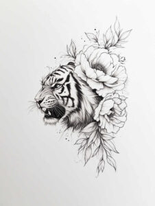 light-ornament-tattoo-pinprick-for-upper-arm – tattoo design ideas free ai generated – Gallery: delicate-animals-inkby-ai
