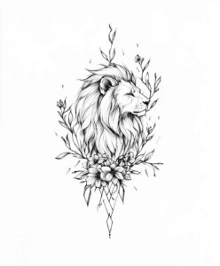 animal-symbol-tattoo-airy-touch-for-sternum – tattoo design ideas free ai generated – Gallery: delicate-animals-inkby-ai