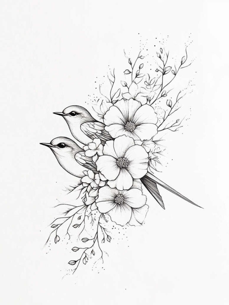 nature-symbolism-tattoo-airy-touch-for-wrist-side – tattoo design ideas free ai generated – Gallery: delicate-animals-inkby-ai