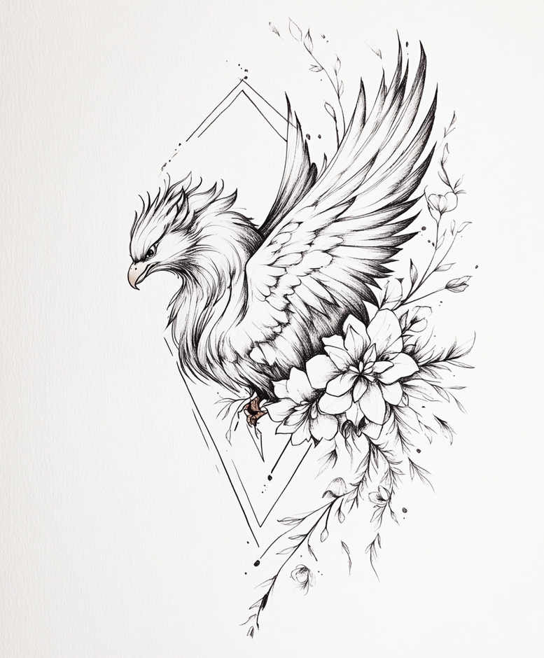 delicate-tattoo-dainty-for-chest – tattoo design ideas free ai generated – Gallery: delicate-animals-inkby-ai