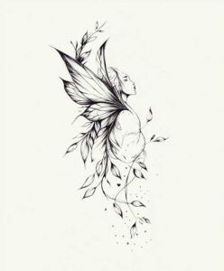 soft-line-tattoo-concise-for-ribs – tattoo design ideas free ai generated – Gallery: delicate-animals-inkby-ai