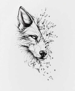 natural-animal-pattern-pristine-for-chest – tattoo design ideas free ai generated – Gallery: delicate-animals-inkby-ai