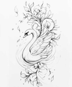 minimalist-nature-tattoo-airy-touch-for-shoulder – tattoo design ideas free ai generated – Gallery: delicate-animals-inkby-ai