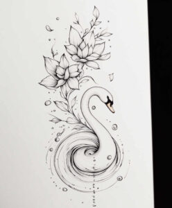 animal-shadow-tattoo-plain-for-side – tattoo design ideas free ai generated – Gallery: delicate-animals-inkby-ai