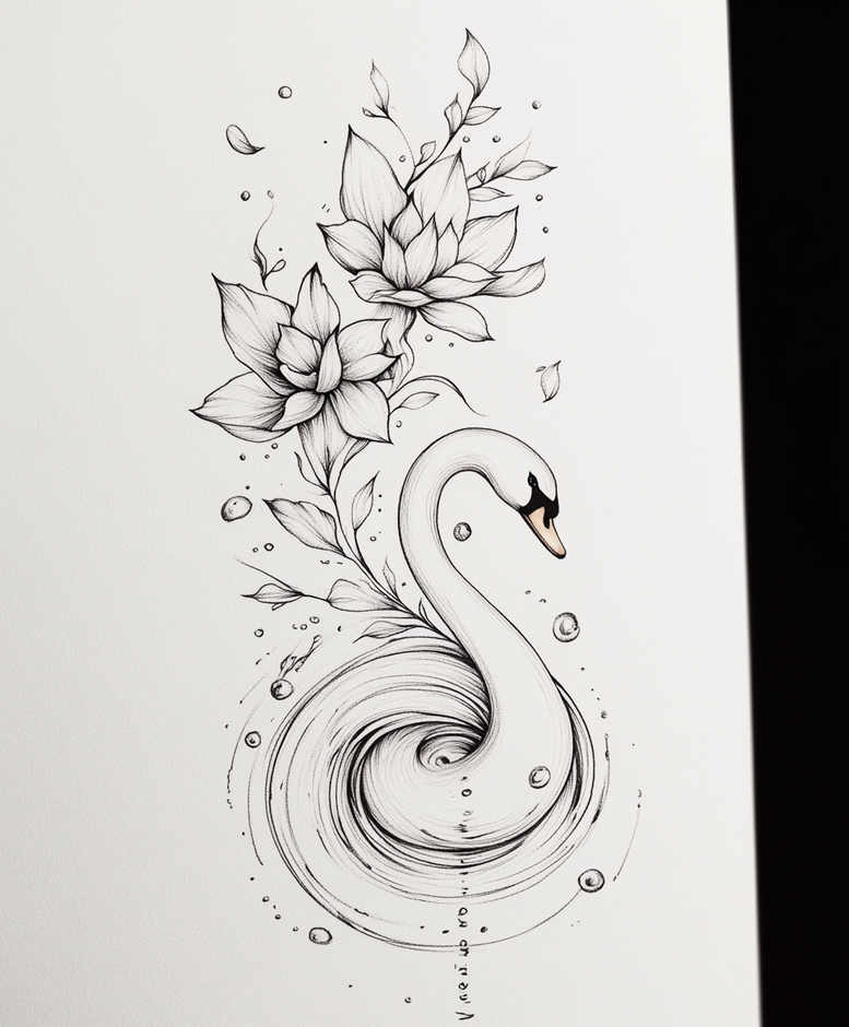 animal-shadow-tattoo-plain-for-side – tattoo design ideas free ai generated – Gallery: delicate-animals-inkby-ai