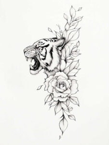 light-ornament-tattoo-tiny-detail-for-side – tattoo design ideas free ai generated – Gallery: delicate-animals-inkby-ai