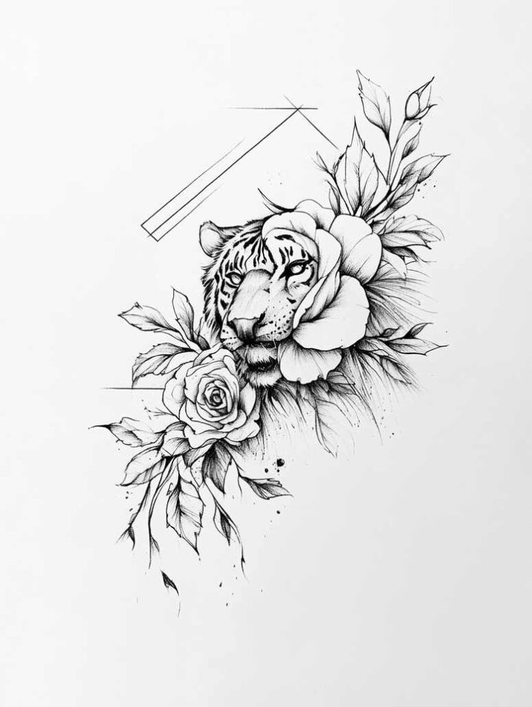 subtle-light-animal-tattoo-no-excess-for-back-of-neck – tattoo design ideas free ai generated – Gallery: delicate-animals-inkby-ai