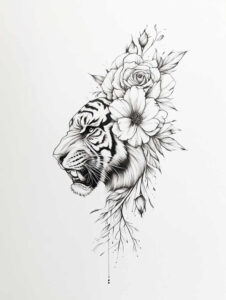 ethereal-animal-design-slender-for-shoulder – tattoo design ideas free ai generated – Gallery: delicate-animals-inkby-ai