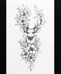 nature-inspired-tattoo-bare-for-shin – tattoo design ideas free ai generated – Gallery: delicate-animals-inkby-ai