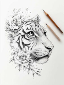 organic-animal-line-subtle-motif-for-hip – tattoo design ideas free ai generated – Gallery: delicate-animals-inkby-ai