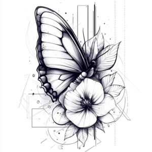 delicate-animal-tattoo-pure-shape-for-lower-back – tattoo design ideas free ai generated – Gallery: delicate-animals-inkby-ai