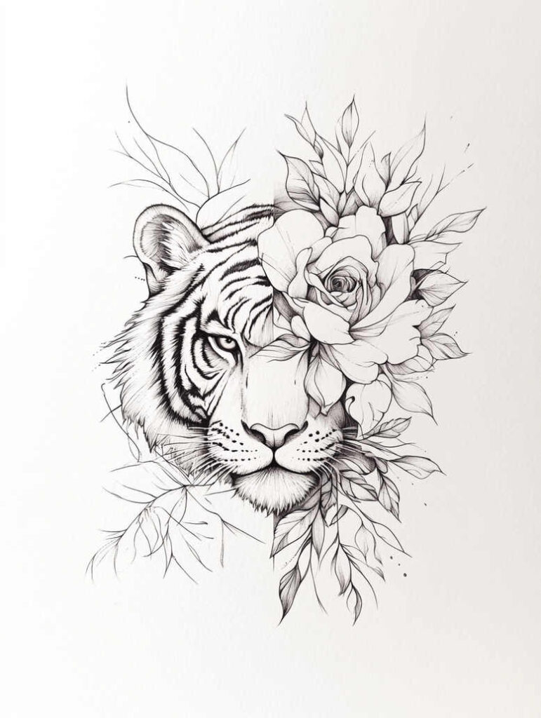 calm-tattoo-design-soft-touch-for-full-back – tattoo design ideas free ai generated – Gallery: delicate-animals-inkby-ai