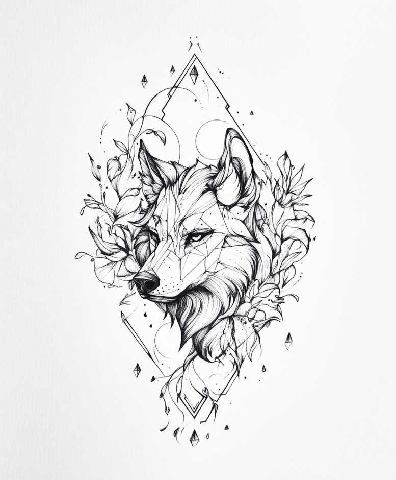calm-tattoo-design-simple-dot-for-arm – tattoo design ideas free ai generated – Gallery: delicate-animals-inkby-ai