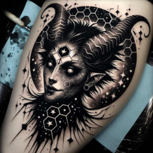 demons tattoo design ideas natural blush aggressive embodying endurance