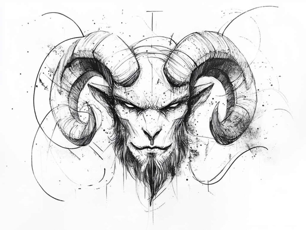 demons tattoo design ideas Realism realistic lighting detailed textures embodying strength
