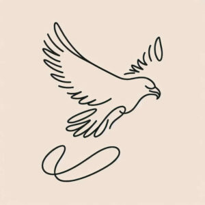 eagle-in-motion – tattoo design ideas free ai generated – realism-precise-gradient – for-upper-back – Gallery: eagles-inkby-ai