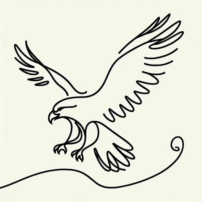 eagle-tattoo – tattoo design ideas free ai generated – realism-balanced-light – for-full-back – Gallery: eagles-inkby-ai